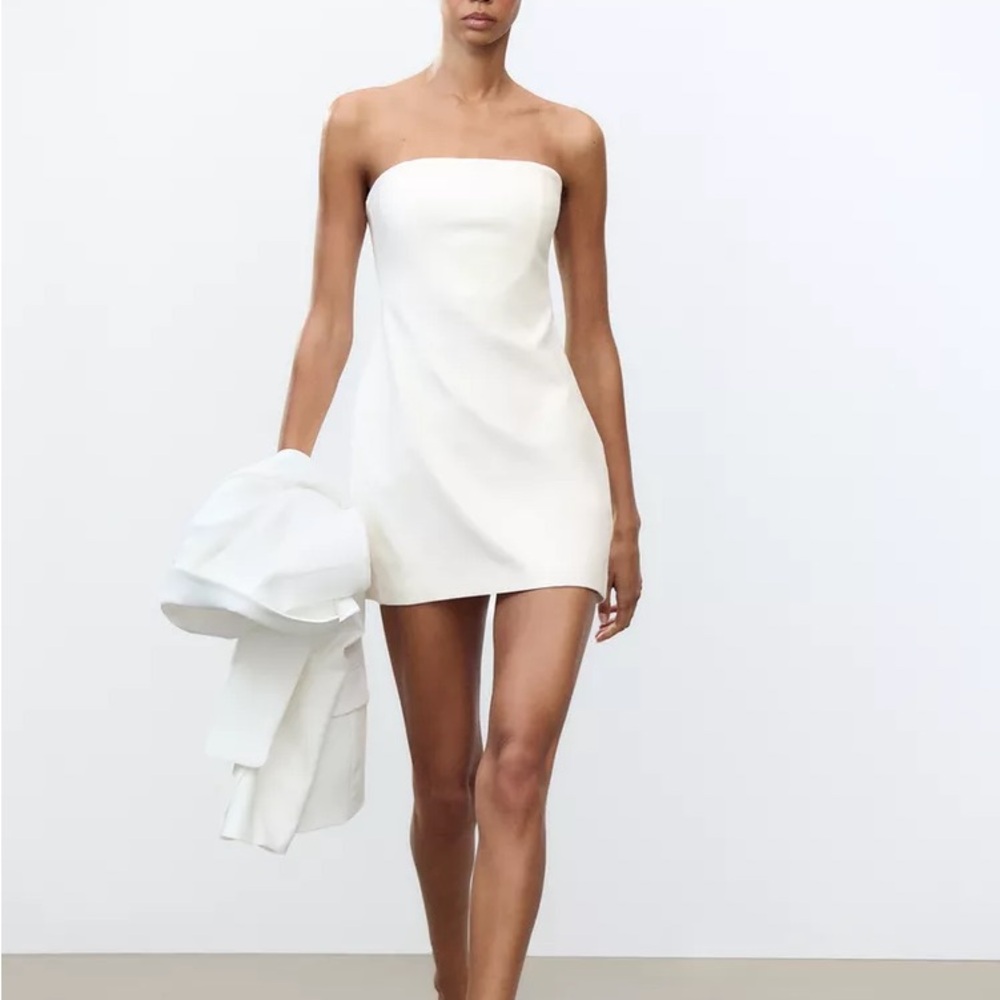 Zara White Mini Dress